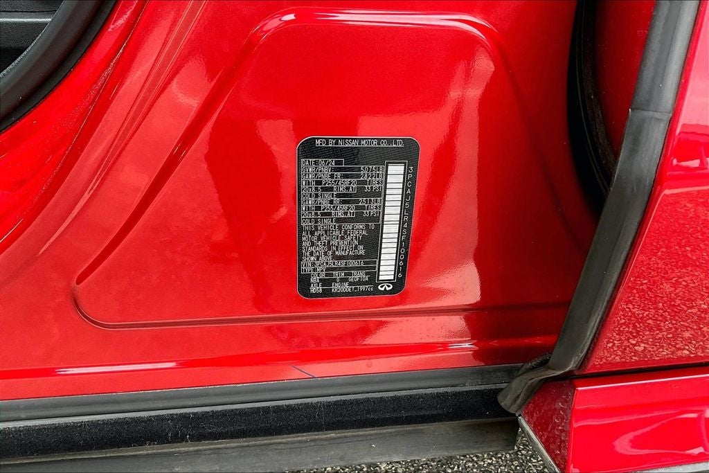 2025 INFINITI QX55 SENSORY