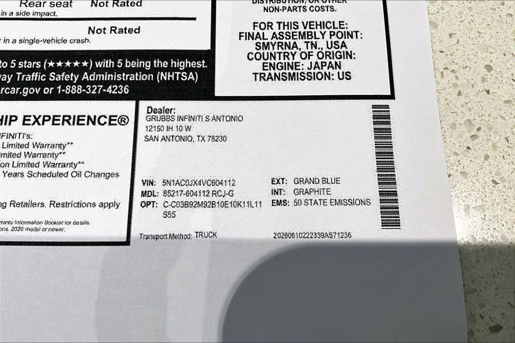 2027 INFINITI QX65 AUTOGRAPH