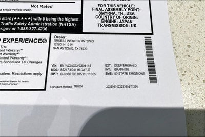 2027 INFINITI QX65 AUTOGRAPH