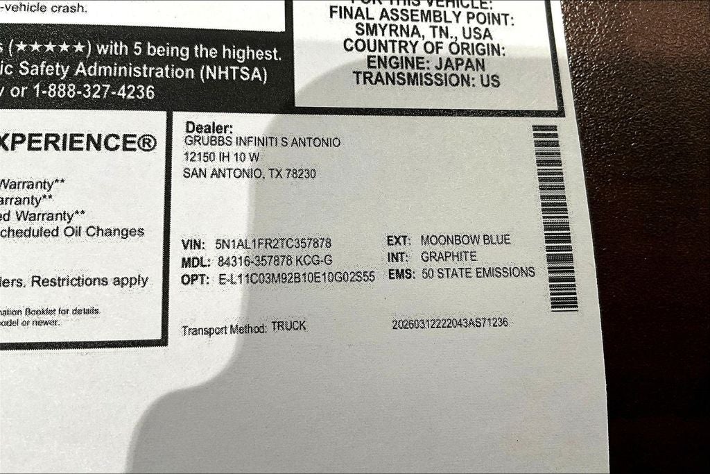 2026 INFINITI QX60 LUXE