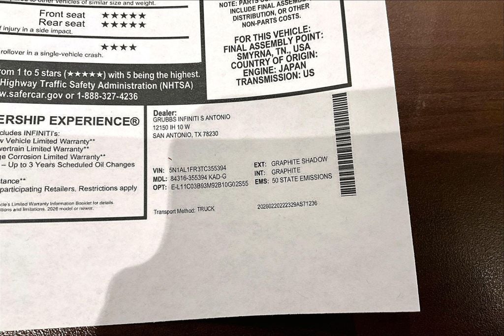 2026 INFINITI QX60 LUXE