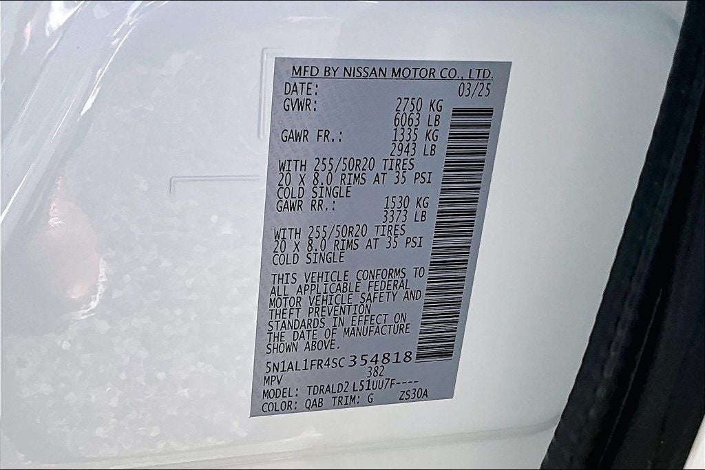 2025 INFINITI QX60 LUXE