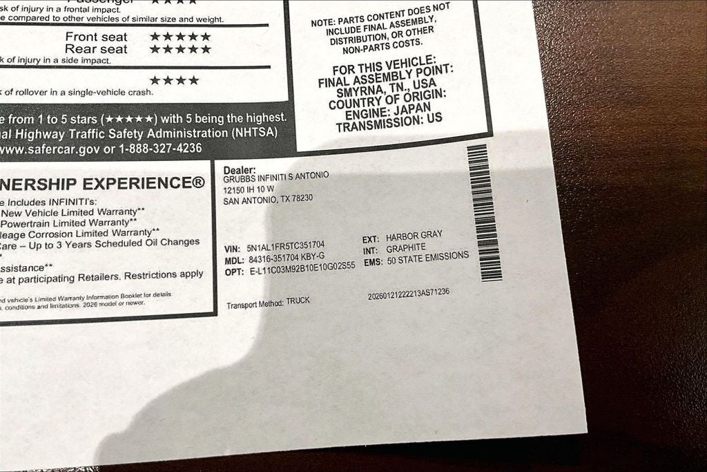 2026 INFINITI QX60 LUXE