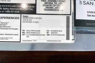 2026 INFINITI QX60 LUXE