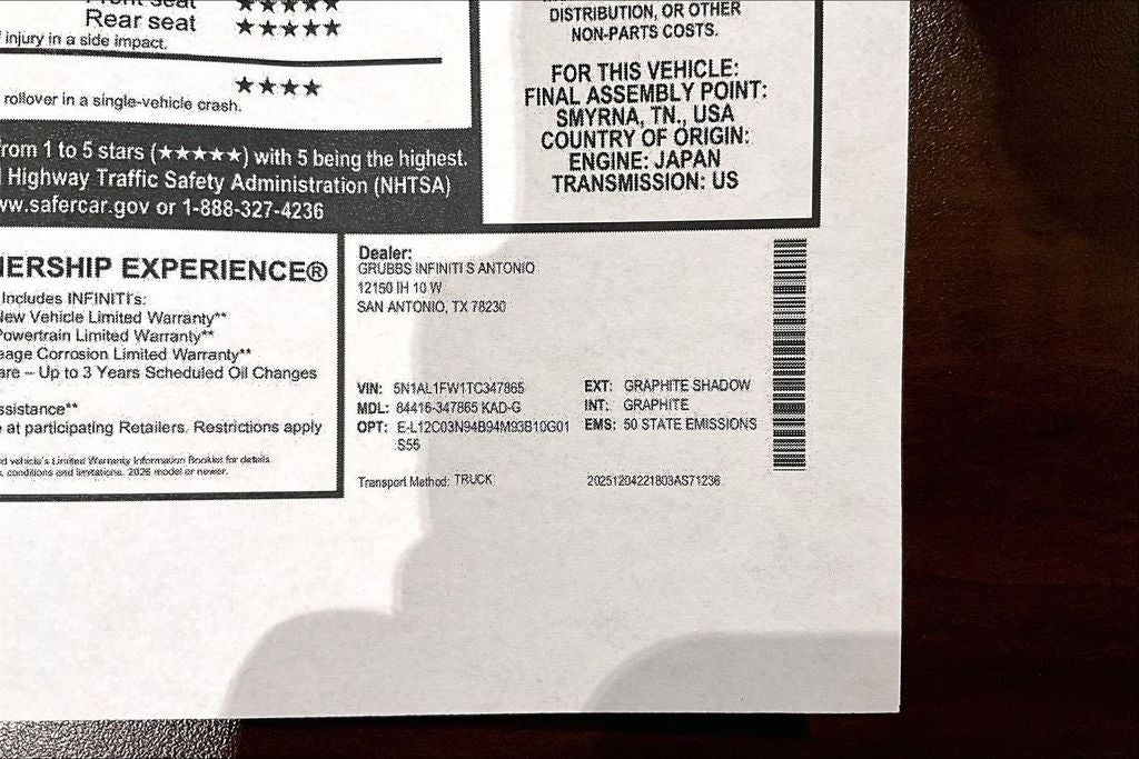 2026 INFINITI QX60 SPORT