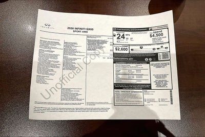 2026 INFINITI QX60 SPORT