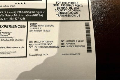 2026 INFINITI QX60 SPORT