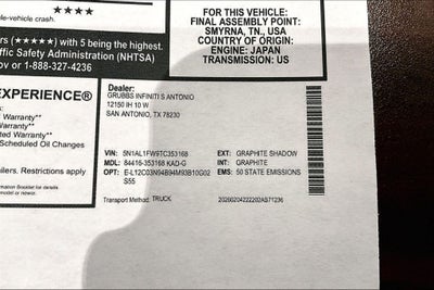 2026 INFINITI QX60 SPORT