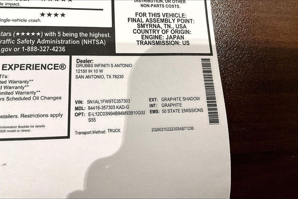 2026 INFINITI QX60 SPORT