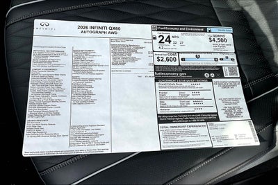 2026 INFINITI QX60 Autograph