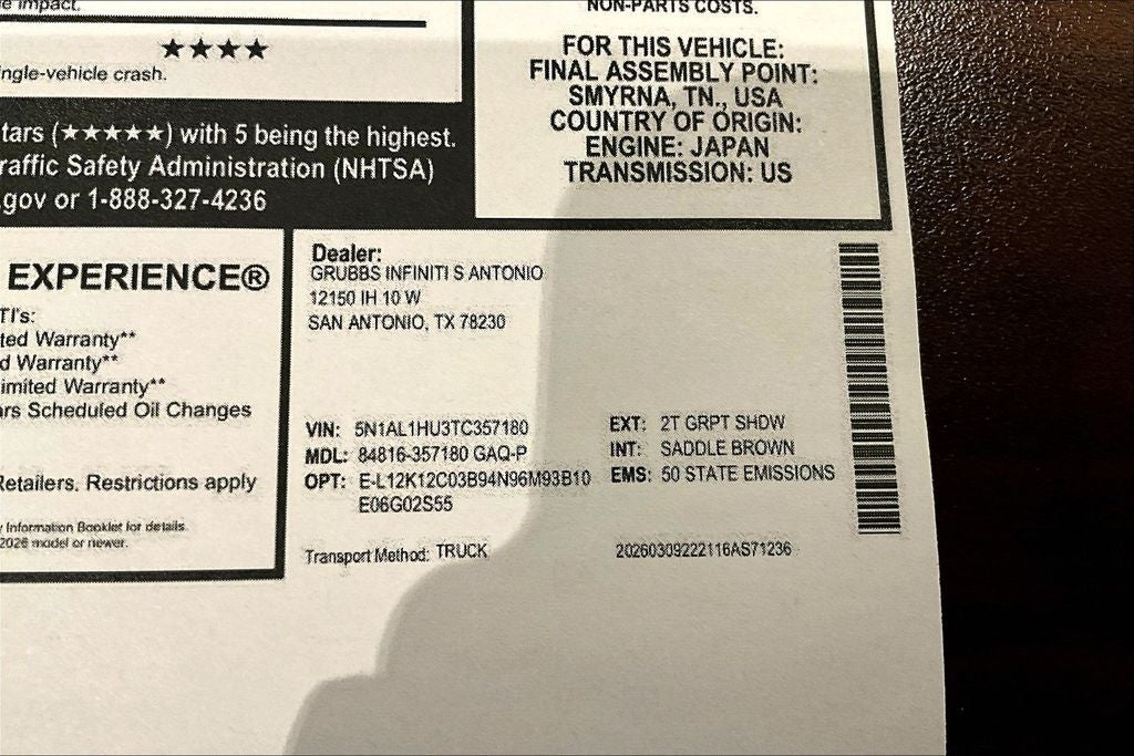 2026 INFINITI QX60 Autograph