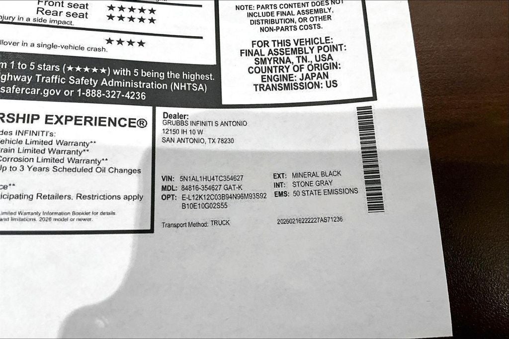 2026 INFINITI QX60 Autograph