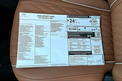 2026 INFINITI QX60 Autograph