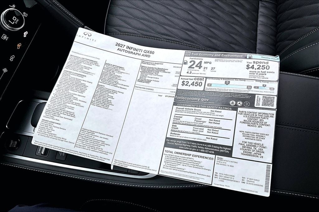 2027 INFINITI QX60 Autograph