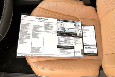 2026 INFINITI QX80 LUXE