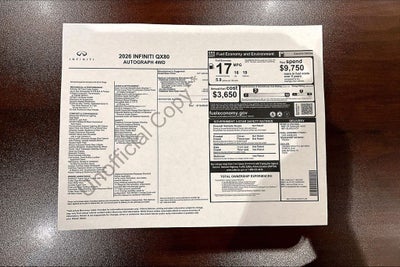 2026 INFINITI QX80 AUTOGRAPH