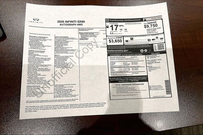 2026 INFINITI QX80 AUTOGRAPH