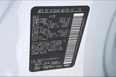 2027 INFINITI QX80 AUTOGRAPH
