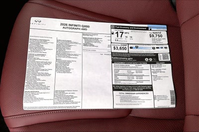 2026 INFINITI QX80 AUTOGRAPH