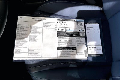 2026 INFINITI QX80 SPORT