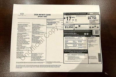 2026 INFINITI QX80 SPORT