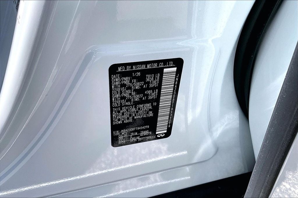 2026 INFINITI QX80 SPORT