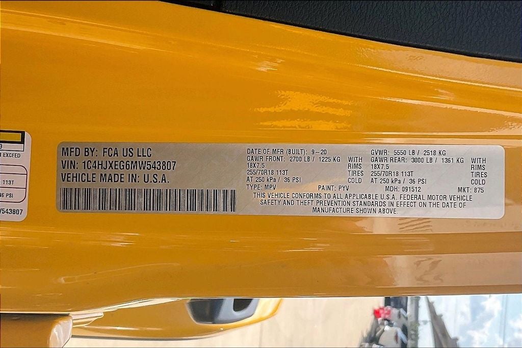 2021 Jeep Wrangler Unlimited Sahara