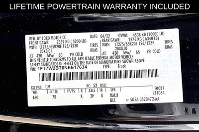2022 Ford F-250SD Platinum
