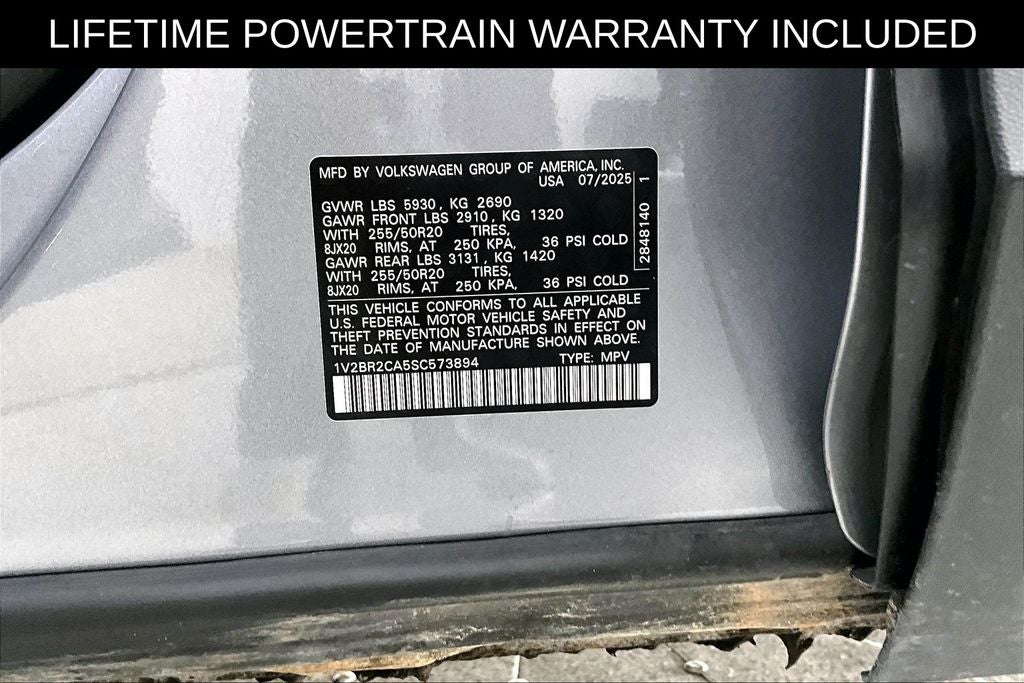 2025 Volkswagen Atlas 2.0T SEL