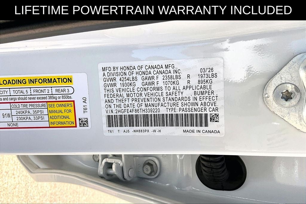 2026 Honda Civic Hybrid Sport