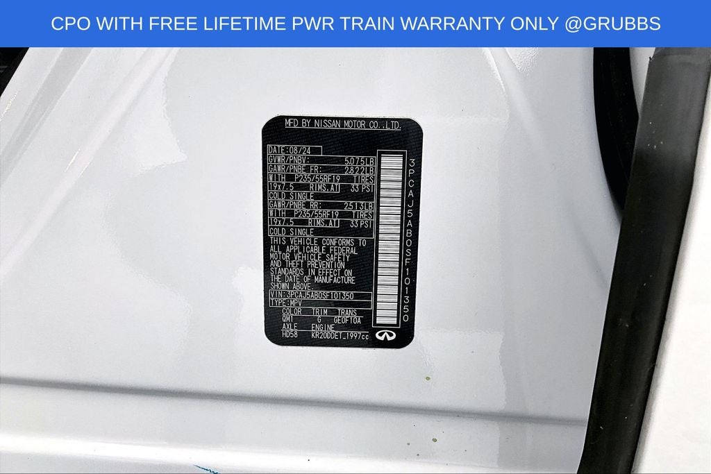 2025 INFINITI QX50 PURE