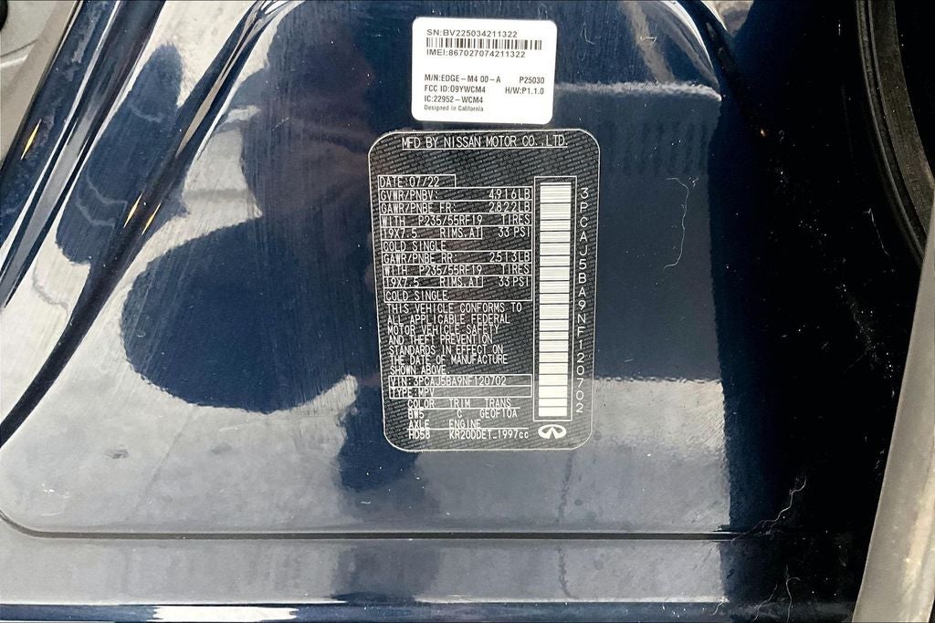 2022 INFINITI QX50 LUXE