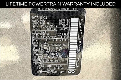 2025 INFINITI QX50 LUXE