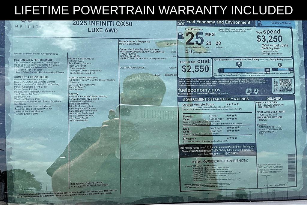 2025 INFINITI QX50 LUXE