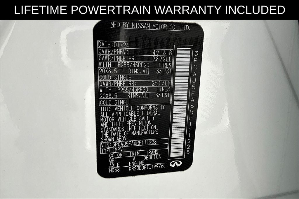 2024 INFINITI QX50 SPORT