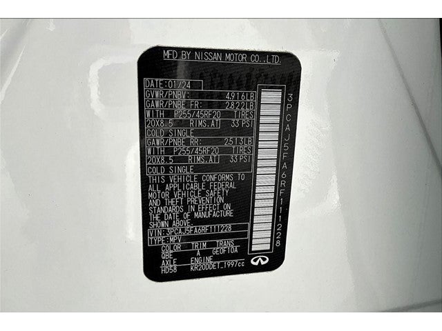 2024 INFINITI QX50 SPORT