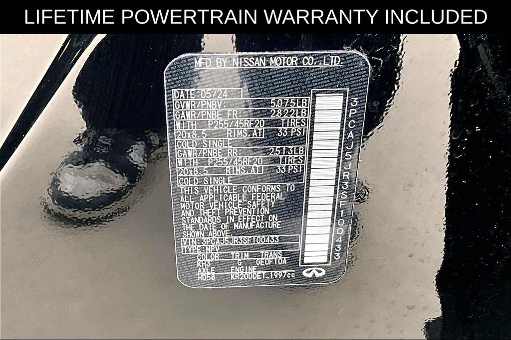 2025 INFINITI QX55 LUXE