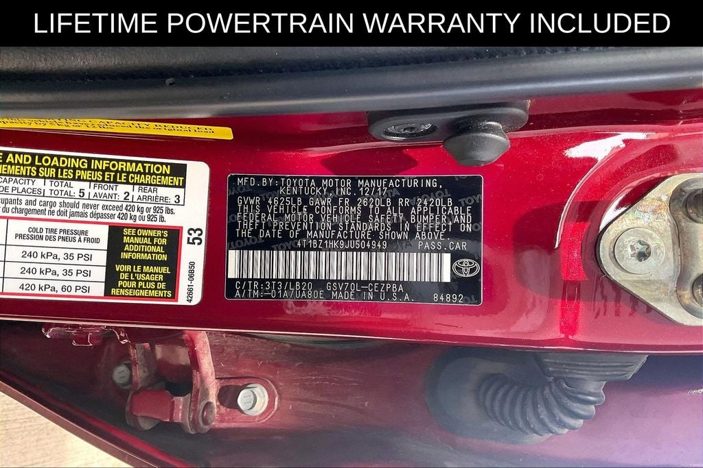 2018 Toyota Camry XSE V6