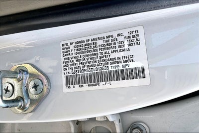 2013 Acura RDX Technology Package w/Technology Package