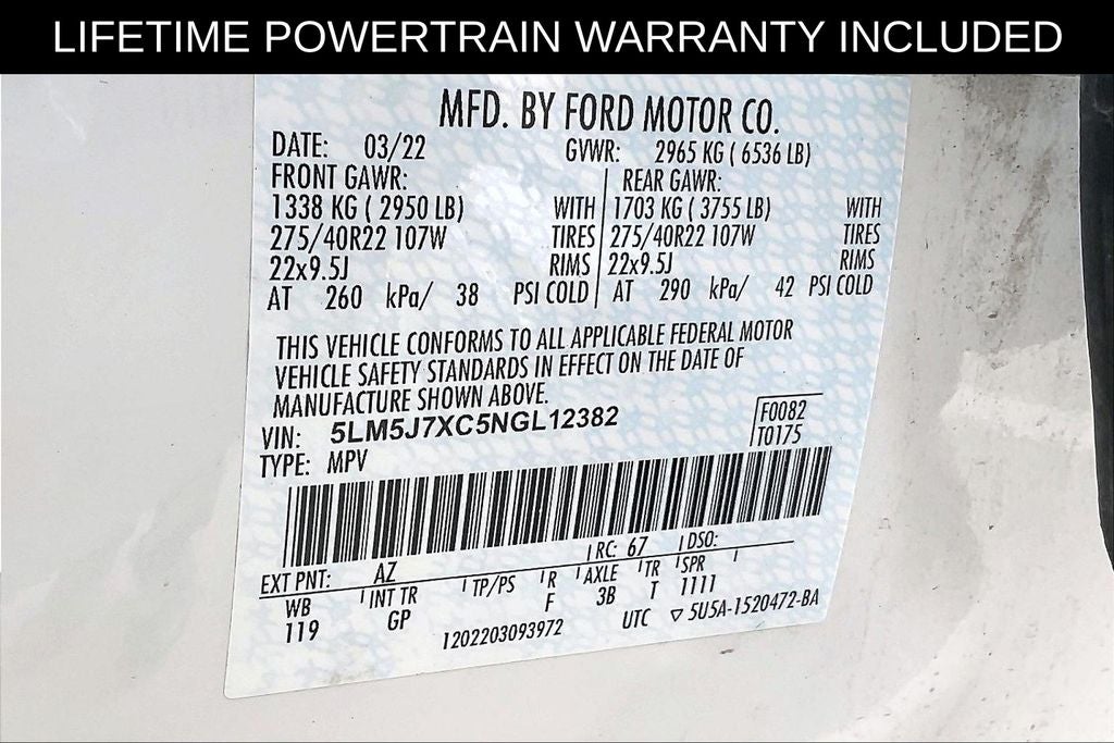 2022 Lincoln Aviator Reserve