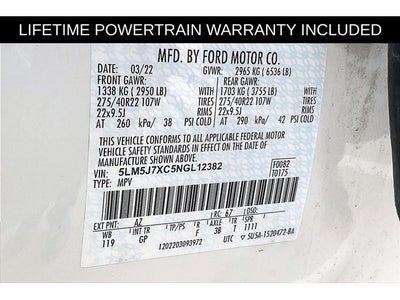 2022 Lincoln Aviator Reserve