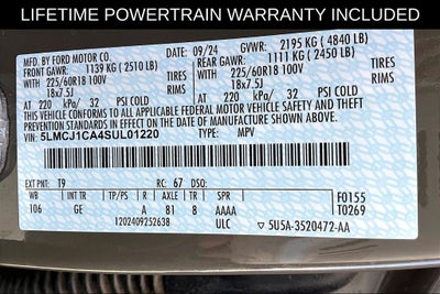 2025 Lincoln Corsair Premiere