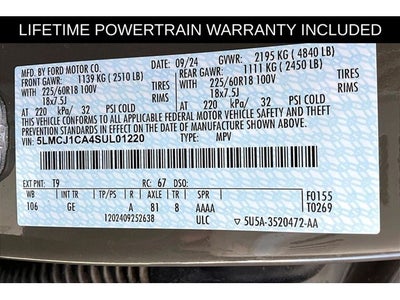 2025 Lincoln Corsair Premiere