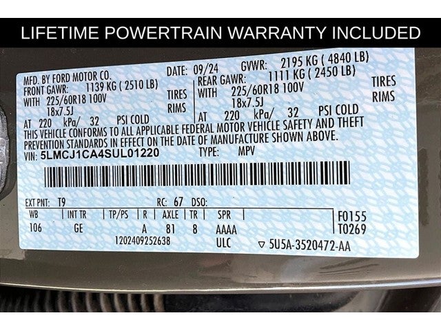 2025 Lincoln Corsair Premiere