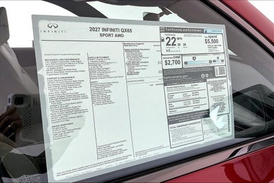2027 INFINITI QX65 SPORT