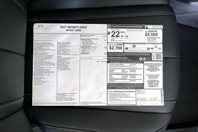 2027 INFINITI QX65 SPORT
