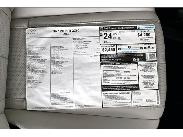 2027 INFINITI QX60 LUXE