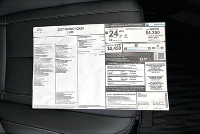 2027 INFINITI QX60 LUXE