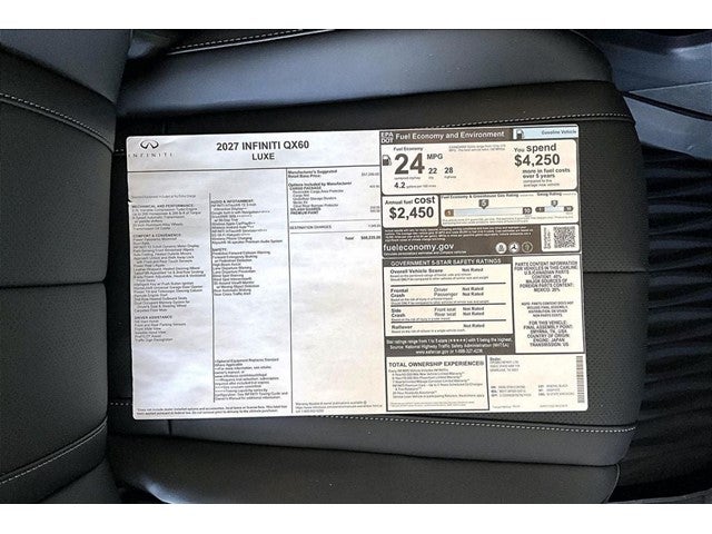 2027 INFINITI QX60 LUXE