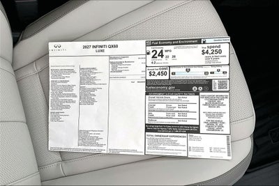 2027 INFINITI QX60 LUXE